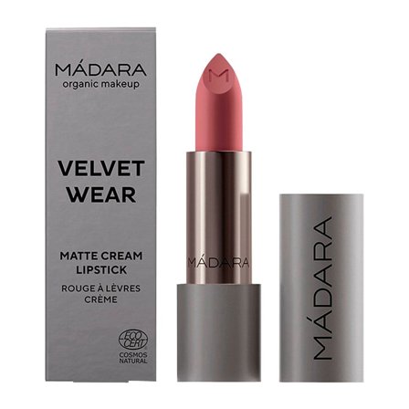 MÁDARA Velvet Wear Matte Cream Lipstick 31 Cool Nude, Makeup, Læber, Læbestift
