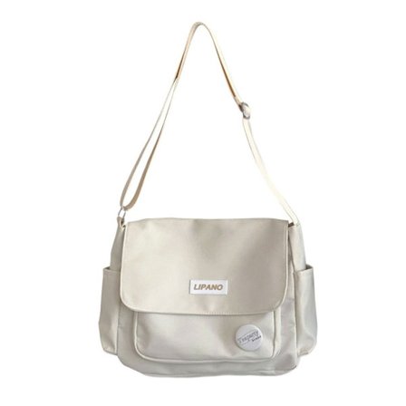 Ryggsäck Enkel axelväska VIT