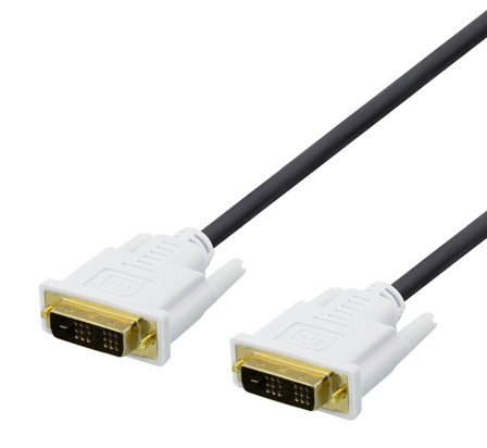Deltaco DVI-D Dual Link cable, 1080p 60Hz, 3m, black
