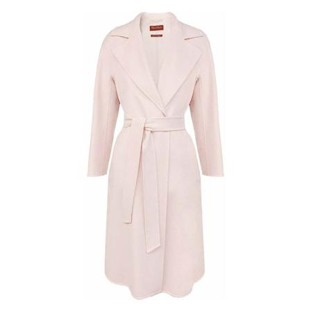 Max Mara, Belted Coats Różowy, Kobieta, Rozmiar: 4XS