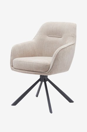 Håum - Stol 2-pak Partille - Beige - Stole med armlæn - Fra Homeroom