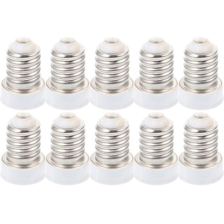 10 stk Pæreadapter Lampeholder Adapter E14 Til E12 Lyspære Adapter Forsyning