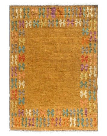 Kelim Afghan Old Style Matot 150X199 Ruskea/Oranssi Villa