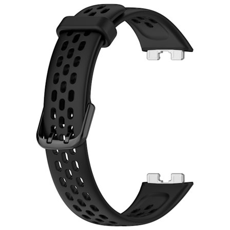 Vaihtoranneke Huawei Band 8/9:lle - Hengittävä silikoninen kellonhihna Black