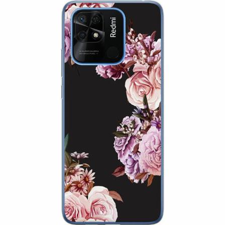 Xiaomi Redmi 10c Genomskinligt Skal Blommor