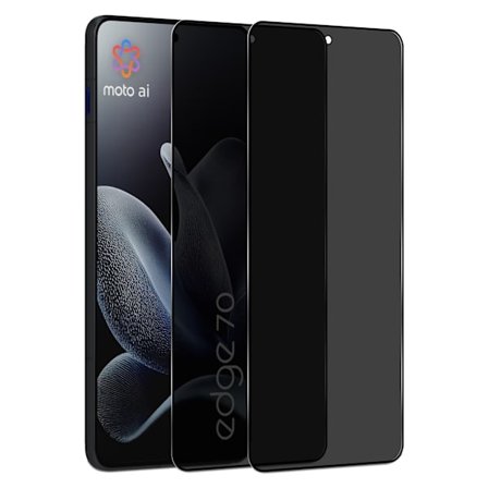 2-Pack Motorola Edge 70 Privacy Skärmskydd - Härdat Glas 9H - Super kvalitet 3D