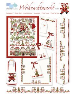 Kreuzstichvorlagen Weihnachtshaus