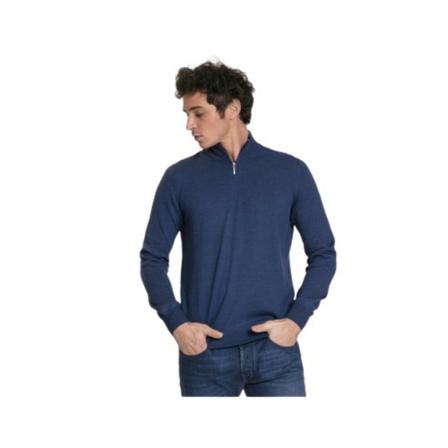 Gran Sasso, Knitwear Blauw, Heren, Maat:M