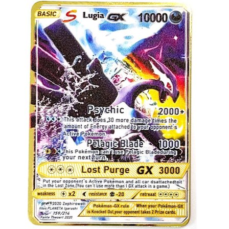 Anime Sarjakuva Tasku Englanti Metallikortti Mewtwo Vmax GX EX Series Arceus Charizard Raichu Collection Taistelukortit Lasten Lahja