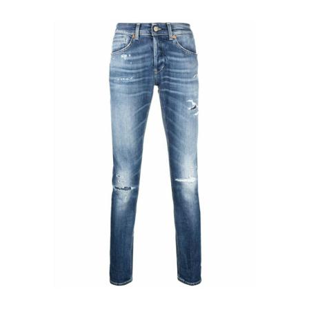 Dondup, Up 232 Dse 297 CG5 Pants Blauw, Heren, Maat:W30
