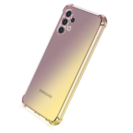 Skyddande Silikonskal (floveme) - Samsung Galaxy A13 4g Svart/guld