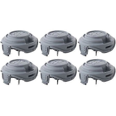 6 st Kompatibla För Black & Decker STC5433 Typ 1 / STC5433PC Typ 1 HDL ABS Kraftig Linespolelock, 90588530 [DB]