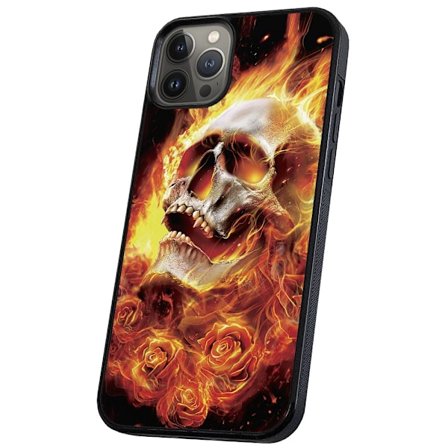 iPhone 11 Pro - Skal/Mobilskal Burning Skull