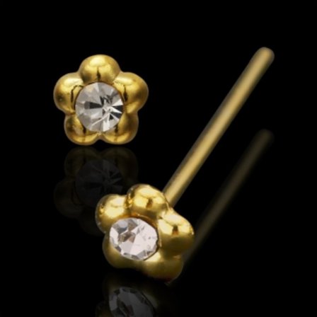 925 Silver PIERCING näsa Stud 1 st