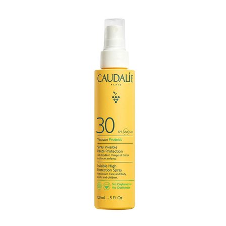 Caudalíe Vinosun Invisible High Protection Spray SPF 30 150 ml, Skincare, Solcreme, Solcreme Til Ansigtet