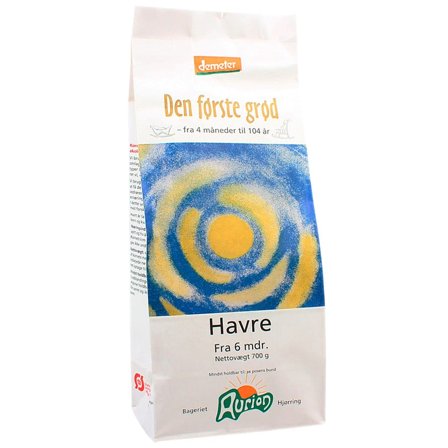 Aurion Den Første Grød Havre glutenfri Ø 700 g, Helse & Madvarer, Madvarer, Grød