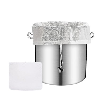 Gjenbrukbar S-pose Bryggepose Brygg i en pose Mesh-pose Ser-pose Ma String Ostestoffpose for øl