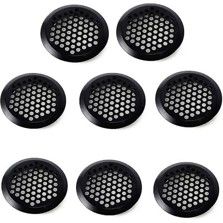 10 stk runde vegggitterdeksel luftventilgitterdeksel ventilasjonsåpninger 29/35 mm(35 mm)