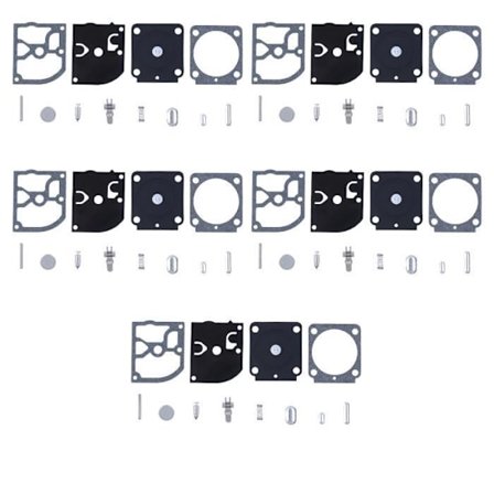 5 set/lot förgasarmembranreparationssats kompatibel med Stihl BG45 BG55 BG65 BG85 SH55 SH85 FS 38 Zama C1Q-S68G Hg