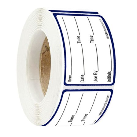 Ruokavarasto Tarrat 300kpl/rulla Päivämäärämerkintä Irrotettavat Tarrat Tarra Deko Koti Ravintola Ruokahuone Lasikontti