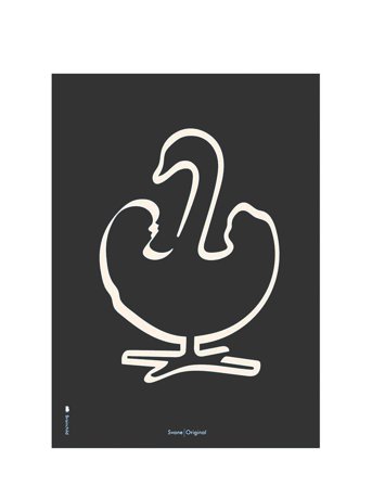 Brainchild Svane-Streg-Bla - Multi/patterned - 50X70CM