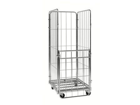 Rullcontainer 4 sidor - Lyreco - Emballage och lagerutrustning > Lagerutrustning > Vagnar