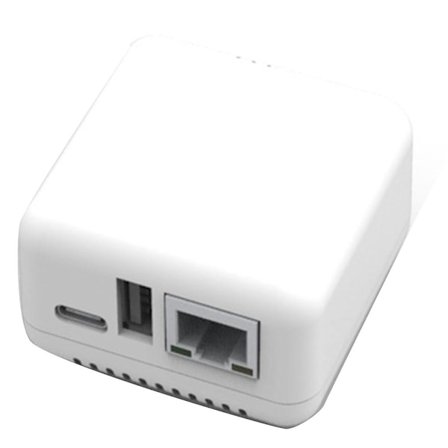 Mini NP330 Netværks USB 2.0 Print Server (Netværksversion)