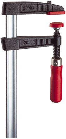 Bessey TG20 Skruvtving Kulledande tryckbrickor som skyddar Spännvidd 200 och djup 100 mm, Handverktyg