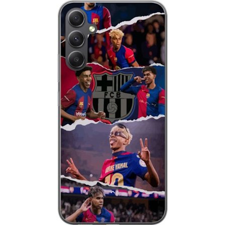 Kompatibelt Mobilskal till Samsung Samsung Galaxy S23 FE Yamal Fotboll Spelare Barcelona