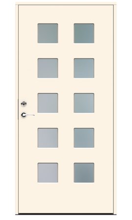 Swedoor Square Ytterdörr vit (S 0502-Y) 1980x988 mm, Dörrar