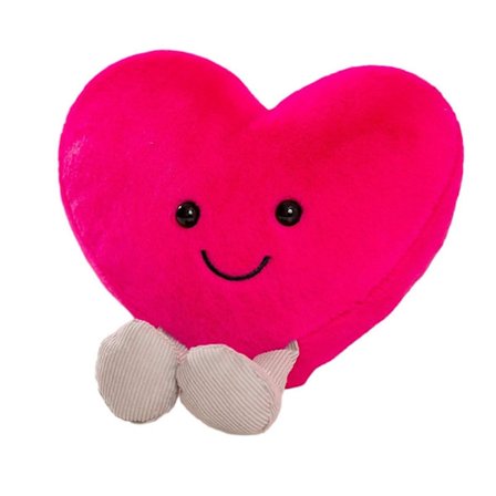 Pehmolelu PP-puuvillatäyte Ystävänpäivä Sydän Tyyny Romanttinen Punainen Rakkaus Pehmolelu Kodin Sisustukseen Pinkki