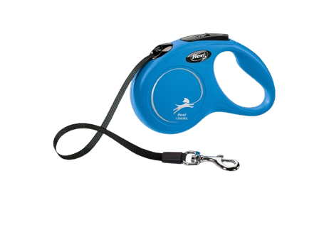 Flexi - New Classic Band, 8 m, L, maks. 50 kg, Blå - Hund - Halsbånd - ZOO.no