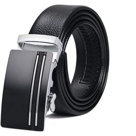 Bälten för män, Läderspärr Automatisk Bälte 3,5*125 cm