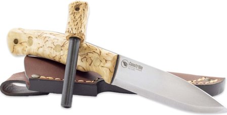 Casström No.10 Swedish Forest Knife Masur/Scandi med Eldstål