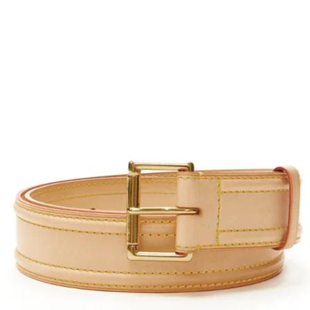 Louis Vuitton Vintage, Pre-owned Leather belts Beige, Dames, Maat:ONE Size