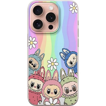 Kompatibel Mobilcover til Apple Apple iPhone 16 Pro Regnbage