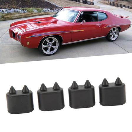 4 st Dörrkarmkroppsstötdämpare Gummi Yttre Dörrstötdämpare Stötdämparkit Ersättning för Chevelle