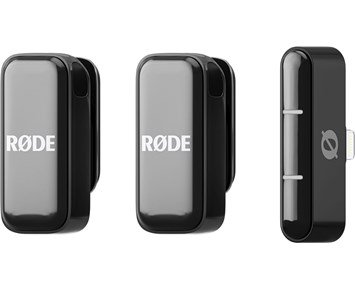Røde Wireless Micro Lightning Black - RODE Wireless Micro - 2 st små mikrofoner & en mottagare