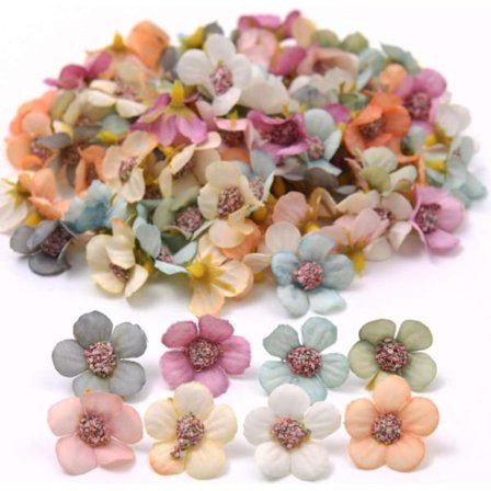 Kunstige Mini Blomsterhoveder Kunstige Gerbera Tusindfryd Blomster Fak