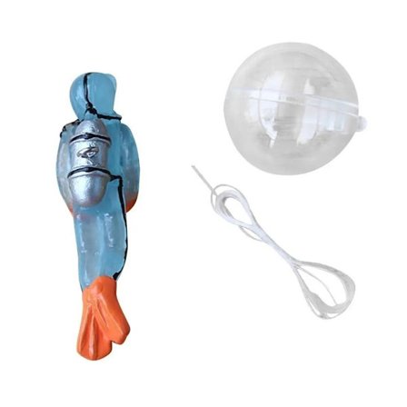 Simuleringsdykker Flytende Dykker Nedsenket Dekor BLÅ