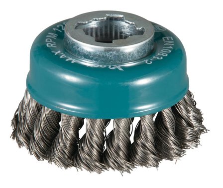 Makita D-73374 Stålbørste X-Lock, 12 500 min−¹, 80 x 0,35 mm, Maskintilbehør & forbruk