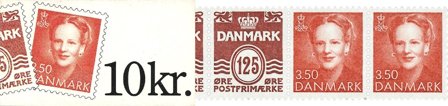 Danmark 1991 - Automathæfte 10 kr. AFA 7 - Postfrisk