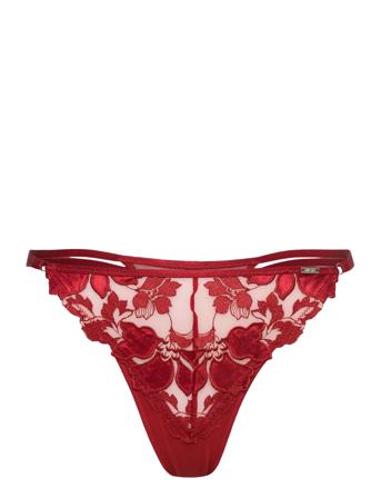 Brief Maya Thong Low Stringit Alusvaatteet Punainen Lindex