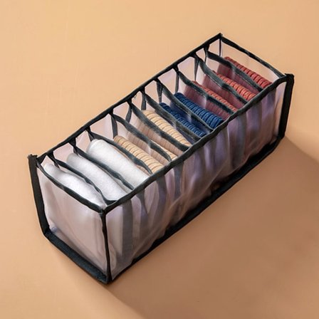 Hopfällbar låda för förvaring av underkläder blue - on stock