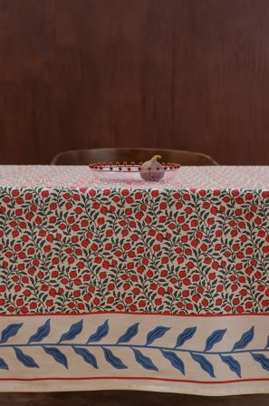 Jotex - Duk Multi / naturlig hvit - POMEGRANATE - Kjøp Duker hos Jotex