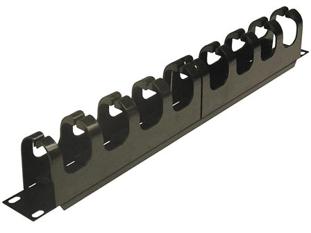 Deltaco 19-2 - Rackkabelstyringspanel - 1U - 19"