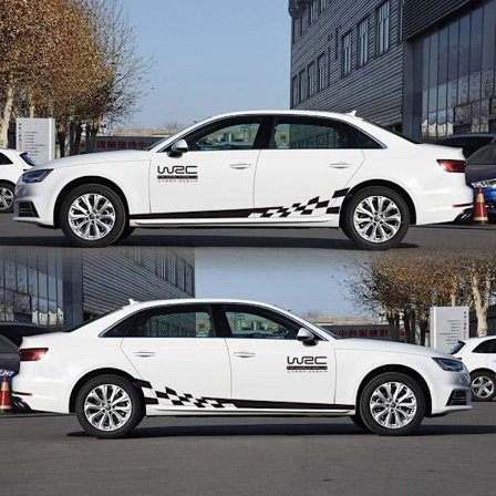 Universal Sports Racing Stripe Dekaler og Klistremerker for Tr