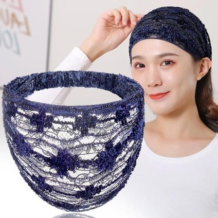 Bred skygge blonde pandebånd Vask hovedbeklædning BLÅ