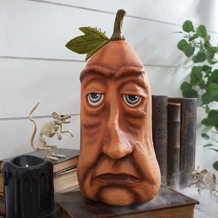 Halloween-dekorationer, innovativ hartspumpa, halloweenstatyer, prydnader med, inomhus och utomhus