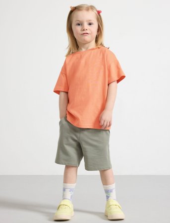 Lindex Shorts Solid - Green - 92